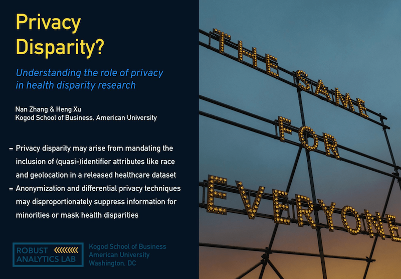 Presentation on “Privacy Disparity” @ Data & Society