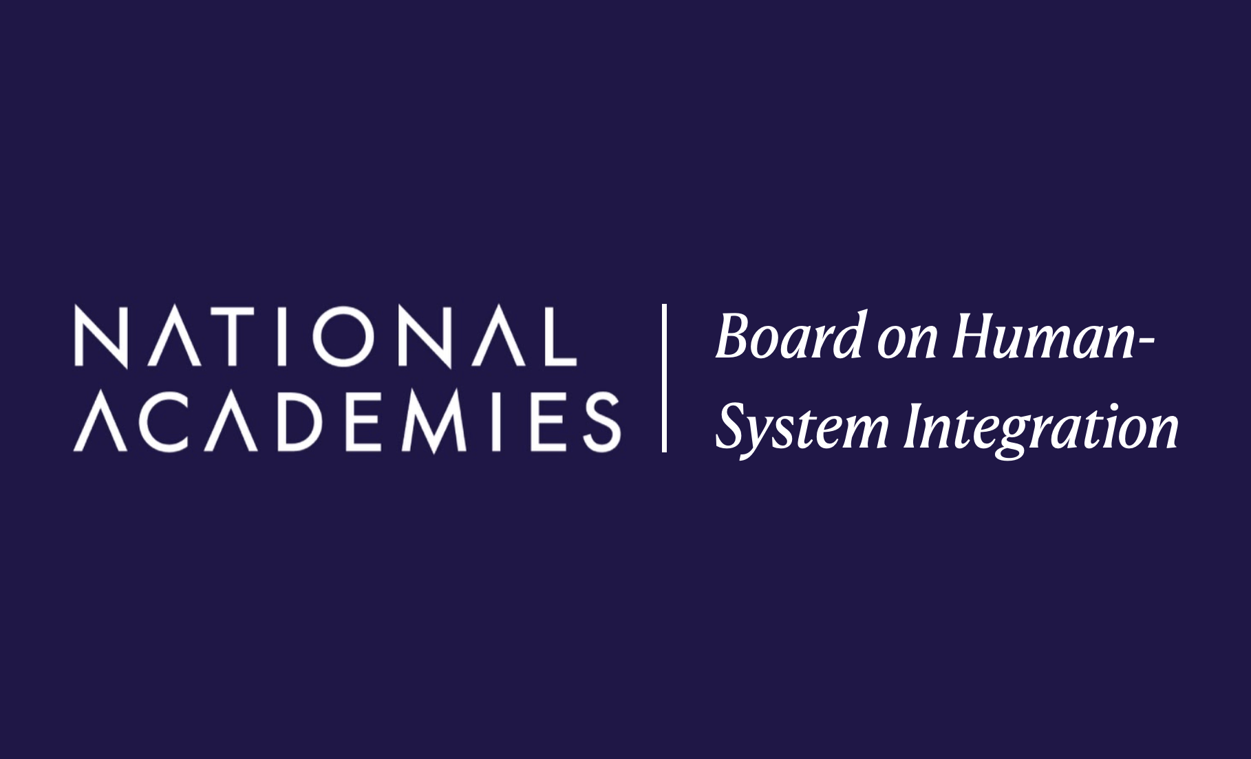 National Academies Board on Human-System Integration